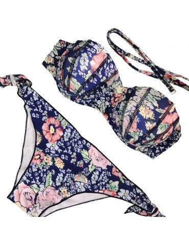 Floral Underwire Bikini Set