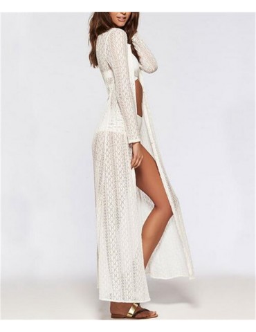 White Lace Coverup Dress