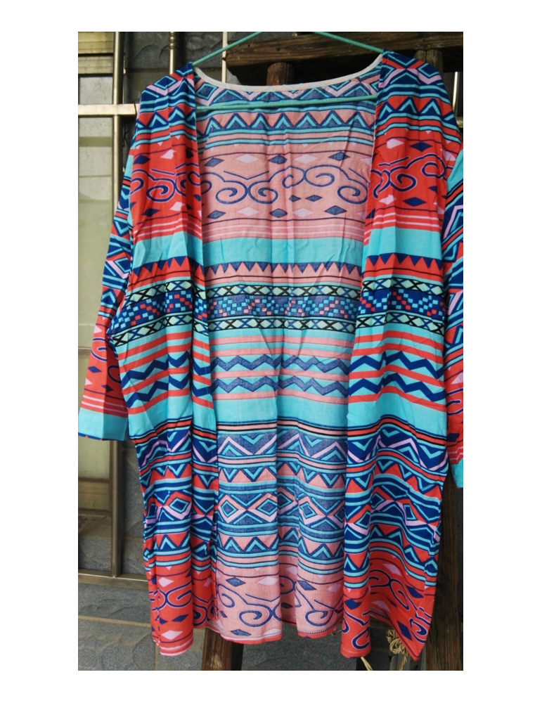 Pure Tricolor Beach Cover Up