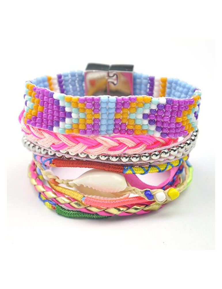 Colorful Boho Multilayer Bracelet