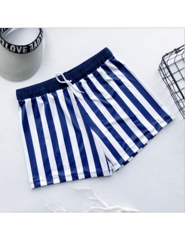 Striped Navy Blue Swimsuit